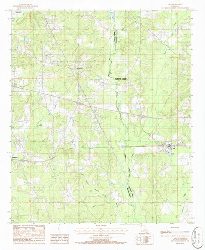 United States Geological Survey Ada, LA (1986, 24000-Scale) digital map