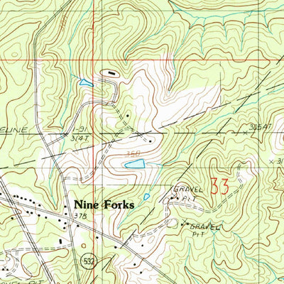 United States Geological Survey Ada, LA (1986, 24000-Scale) digital map