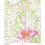 United States Geological Survey Ada, OK (1958, 24000-Scale) digital map