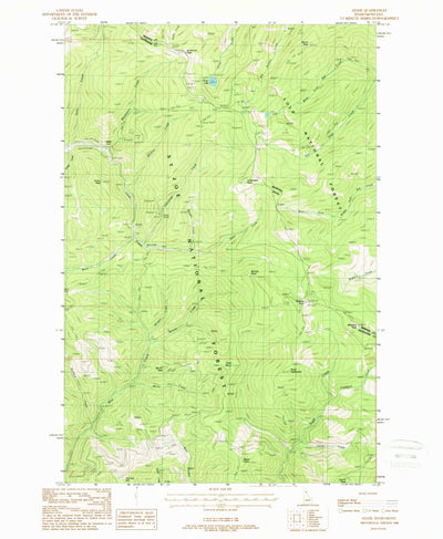 United States Geological Survey Adair, ID-MT (1988, 24000-Scale) digital map