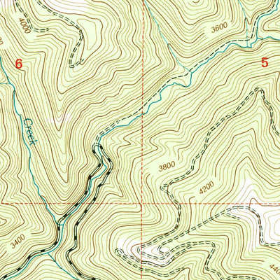 United States Geological Survey Adair, ID-MT (1995, 24000-Scale) digital map