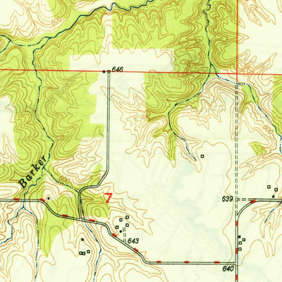 United States Geological Survey Adair, IL (1948, 24000-Scale) digital map