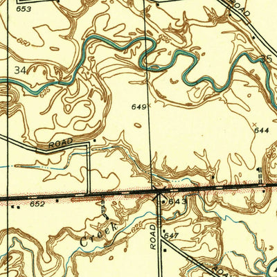 United States Geological Survey Adair, MI (1939, 24000-Scale) digital map