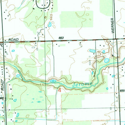 United States Geological Survey Adair, MI (1991, 24000-Scale) digital map