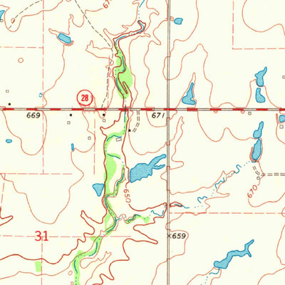 United States Geological Survey Adair, OK (1969, 24000-Scale) digital map