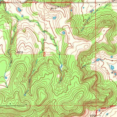 United States Geological Survey Adair, OK (1969, 24000-Scale) digital map