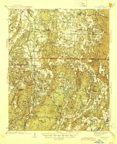 United States Geological Survey Adairsville, GA (1944, 62500-Scale) digital map