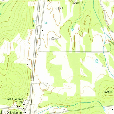 United States Geological Survey Adairsville, GA (1972, 24000-Scale) digital map