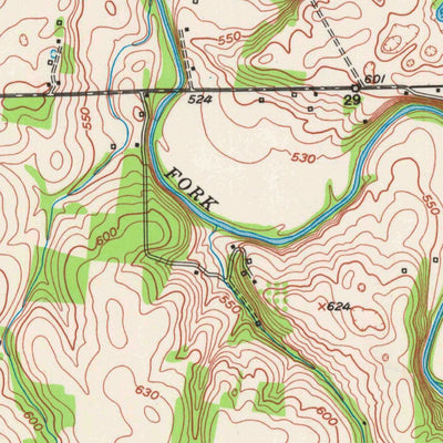 United States Geological Survey Adairville, KY-TN (1951, 24000-Scale) digital map