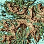 United States Geological Survey Adak, AK (1951, 250000-Scale) digital map