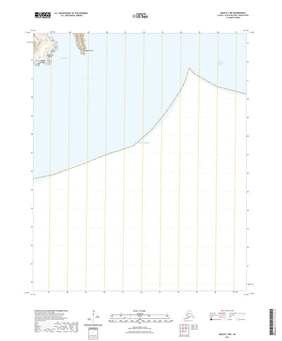 United States Geological Survey Adak B-1 NW, AK (2021, 25000-Scale) digital map