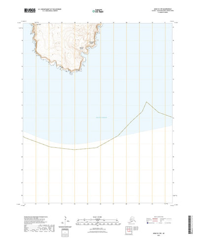 United States Geological Survey Adak B-3 SW, AK (2021, 25000-Scale) digital map