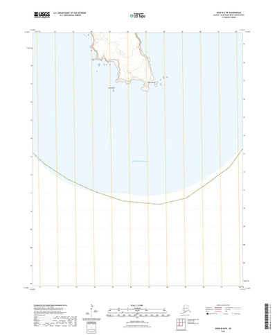United States Geological Survey Adak B-6 SW, AK (2021, 25000-Scale) digital map
