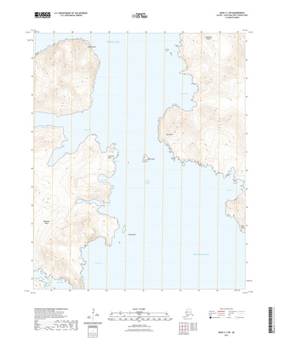 United States Geological Survey Adak C-1 SW, AK (2021, 25000-Scale) digital map