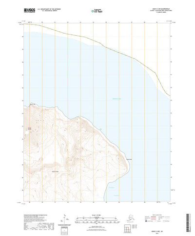 United States Geological Survey Adak C-4 NE, AK (2021, 25000-Scale) digital map