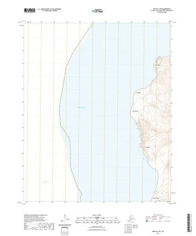 United States Geological Survey Adak D-1 SW, AK (2021, 25000-Scale) digital map