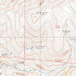 United States Geological Survey Adam Peak, NV (1988, 24000-Scale) digital map