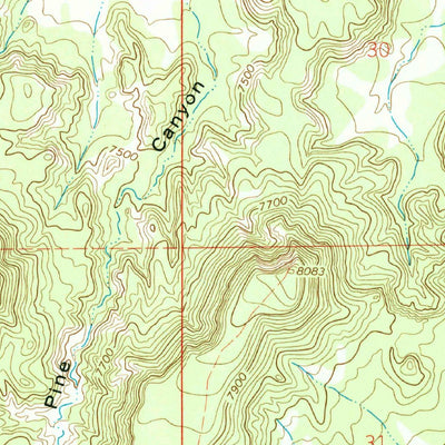 United States Geological Survey Adams Diggings, NM (1967, 24000-Scale) digital map