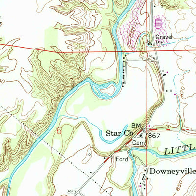United States Geological Survey Adams, IN (1959, 24000-Scale) digital map
