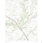 United States Geological Survey Adams, IN (2022, 24000-Scale) digital map