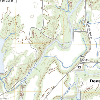 United States Geological Survey Adams, IN (2022, 24000-Scale) digital map