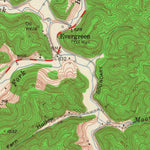 United States Geological Survey Adams, KY (1953, 24000-Scale) digital map