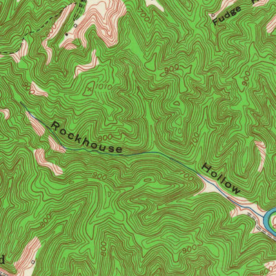 United States Geological Survey Adams, KY (1953, 24000-Scale) digital map