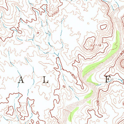 United States Geological Survey Adams Mesa, AZ (1964, 24000-Scale) digital map