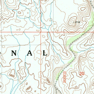 United States Geological Survey Adams Mesa, AZ (2004, 24000-Scale) digital map