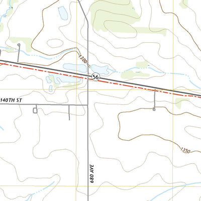 United States Geological Survey Adams, MN (2022, 24000-Scale) digital map