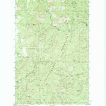United States Geological Survey Adams Mountain, WA (1985, 24000-Scale) digital map