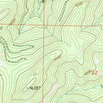 United States Geological Survey Adams Mountain, WA (1985, 24000-Scale) digital map