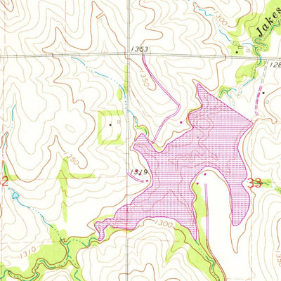 United States Geological Survey Adams, NE (1965, 24000-Scale) digital map