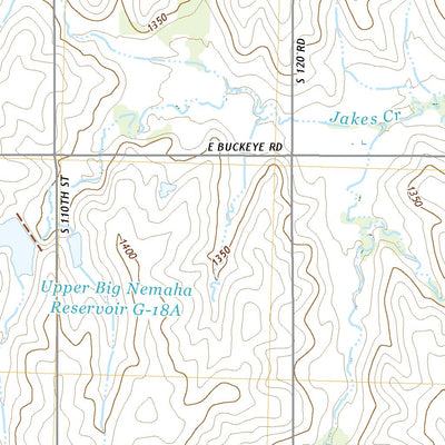 United States Geological Survey Adams, NE (2021, 24000-Scale) digital map