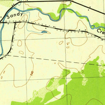 United States Geological Survey Adams, NY (1943, 31680-Scale) digital map