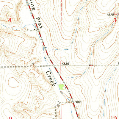 United States Geological Survey Adams, OR (1966, 24000-Scale) digital map