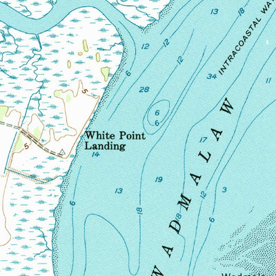 United States Geological Survey Adams Run, SC (1960, 24000-Scale) digital map