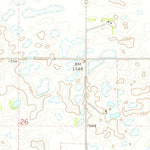 United States Geological Survey Adams SW, ND (1972, 24000-Scale) digital map