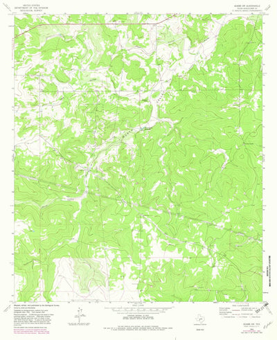 United States Geological Survey Adams SW, TX (1963, 24000-Scale) digital map