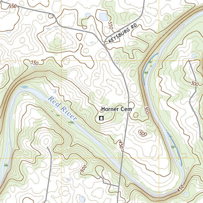 United States Geological Survey Adams, TN (2022, 24000-Scale) digital map