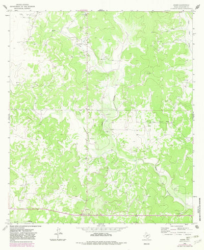 United States Geological Survey Adams, TX (1963, 24000-Scale) digital map