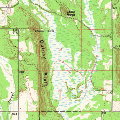 United States Geological Survey Adams, WI (1961, 62500-Scale) digital map