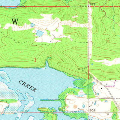 United States Geological Survey Adamson, OK (1967, 24000-Scale) digital map