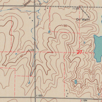 United States Geological Survey Adamsville, KS (1965, 24000-Scale) digital map