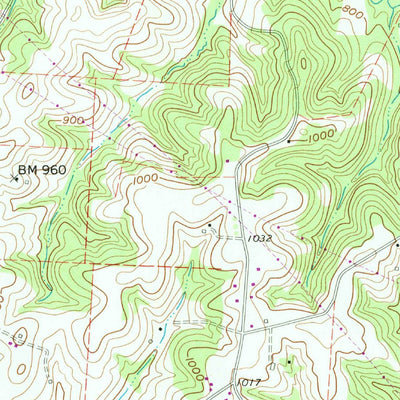 United States Geological Survey Adamsville, OH (1962, 24000-Scale) digital map