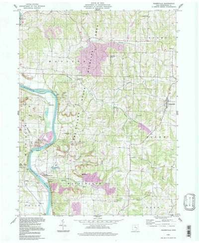 United States Geological Survey Adamsville, OH (1994, 24000-Scale) digital map
