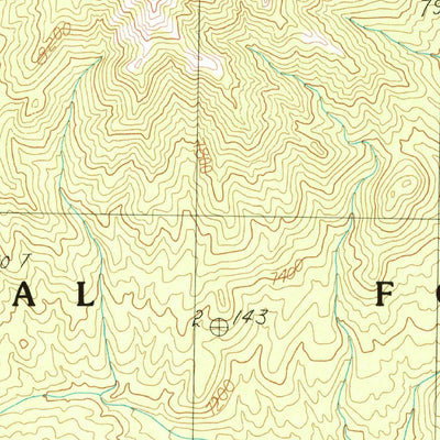 United States Geological Survey Adaven, NV (1985, 24000-Scale) digital map
