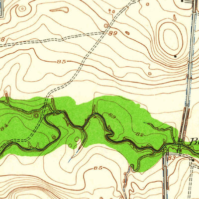 United States Geological Survey Addicks, TX (1915, 24000-Scale) digital map