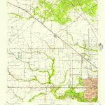 United States Geological Survey Addicks, TX (1955, 62500-Scale) digital map