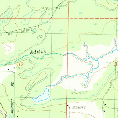 United States Geological Survey Addis Creek, MI (1983, 24000-Scale) digital map